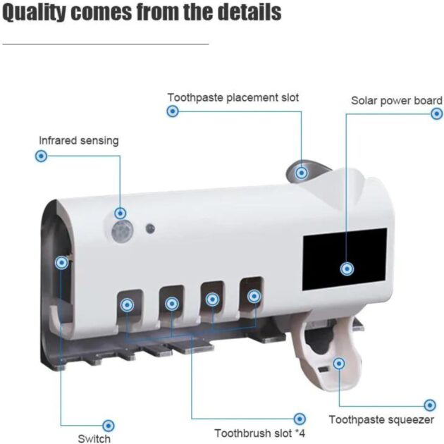 موزع معجون أسنان أوتوماتيكي - الصورة 4