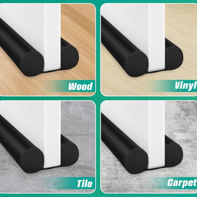 مانع تسرب الهواء والغبار أسفل الباب - الصورة 6