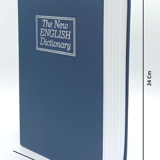 خزنة كتب من ورق الذهب مع قفل - الصورة 3