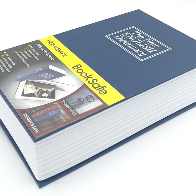 خزنة كتب من ورق الذهب مع قفل - الصورة 4