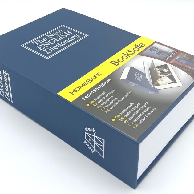 خزنة كتب من ورق الذهب مع قفل - الصورة 5