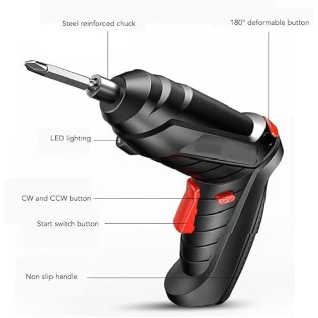 شنطة مفك كهربائي 47 قطعة - الصورة 4